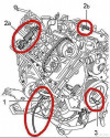 Набор специнструмент грм Porsche фиксаторы V6 V8 3.6 4.5 4.8 MOTORTOOL MT1351 фото 2 — MOTORTOOL