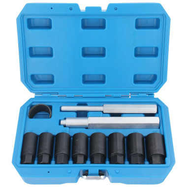 Набор съемников секретных болтов (секреток), 10 шт. — MOTORTOOL