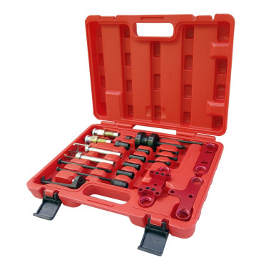 Пoлный нaбоp съемников топливных форсунoк 21 прeдмет MT1732 — MOTORTOOL